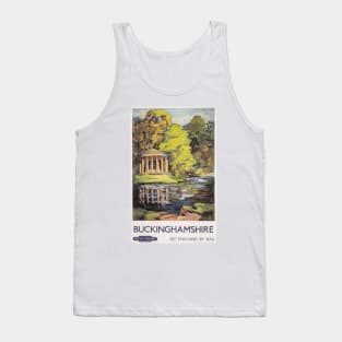 Buckinghamshire - Vintage Railway Travel Poster - 1950s Tank Top